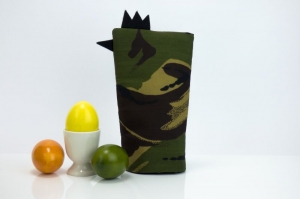 Eierwärmer GENERAL ★ Schwarz ★ Camouflage Flecktarn ♡ auch eine tolle Dekoration ♡ nicht nur für Ostern