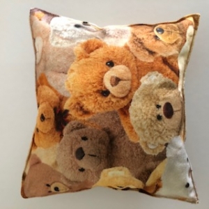 Kleines supersüßes Kissen mit vielen Teddybären
